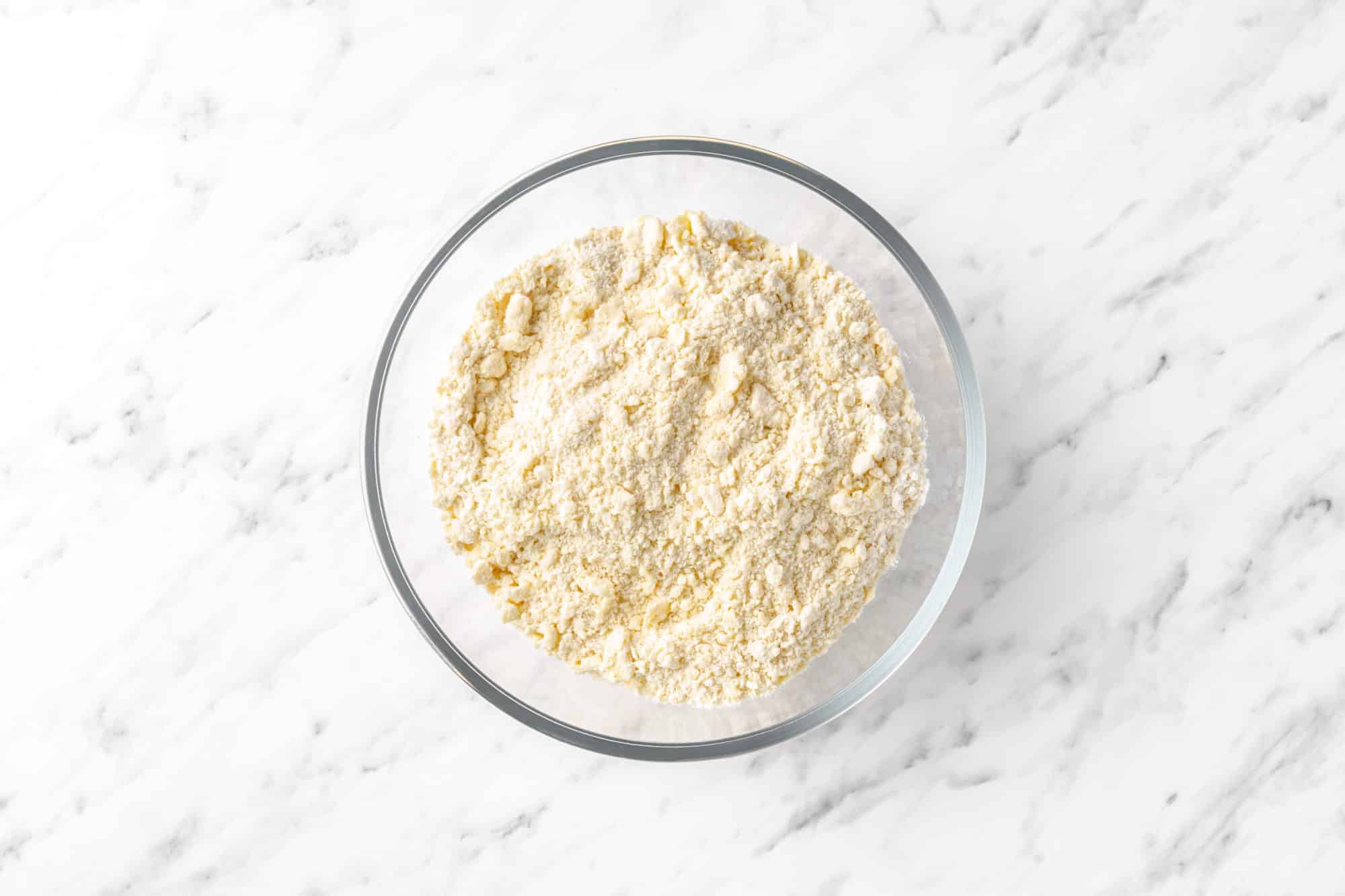 flour-butter-mixture-in-a-glass-bowl