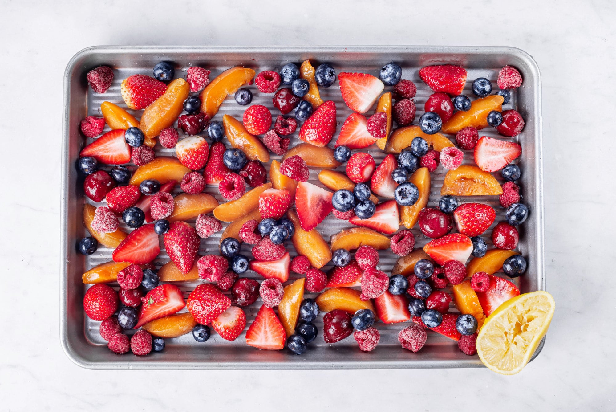 fresh-fruits-on-a-baking-sheet