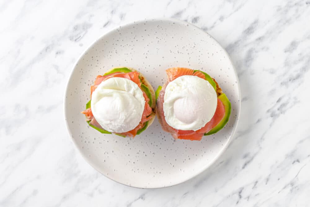 Eggs Benedict with Salmon and egg 1000x667