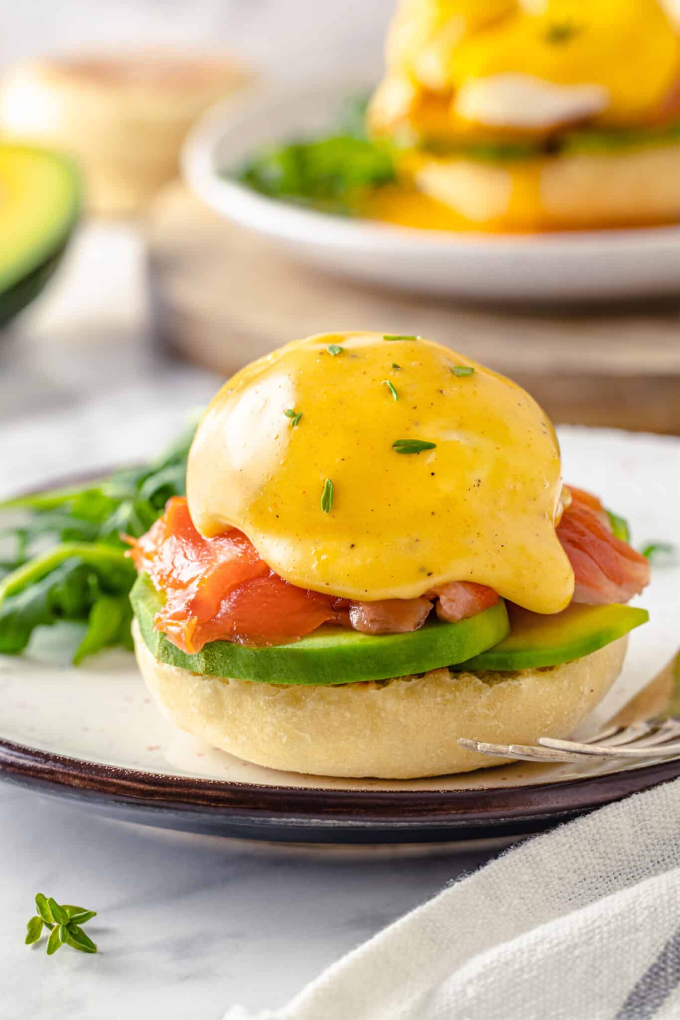 Smoked Salmon Eggs Benedict