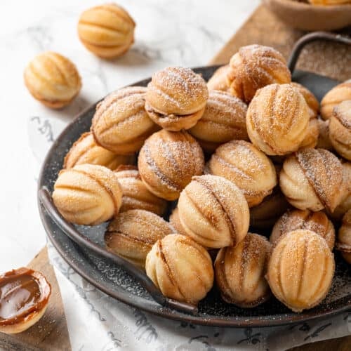 Ready to eat walnut cookies.