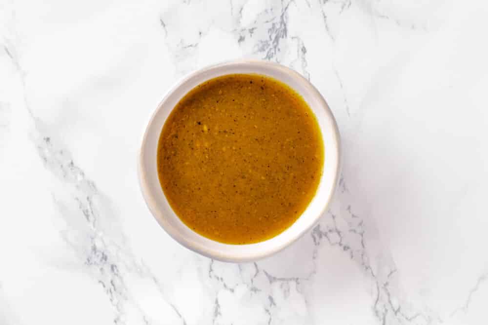 Dijon mustard vinaigrette.